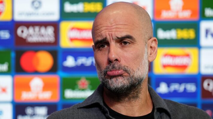 Pep Guardiola at Manchester City