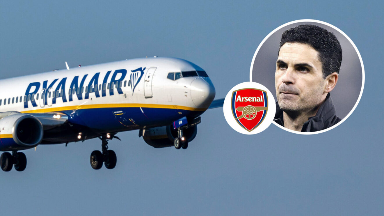 Ryanair Arteta Arsenal