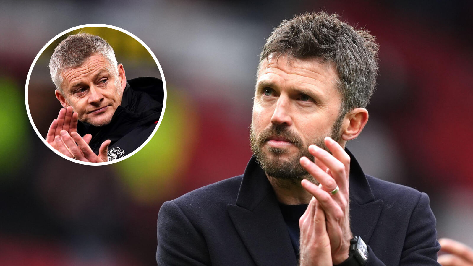 F365 Michael Carrick with Ole Gunnar Solskjaer 1