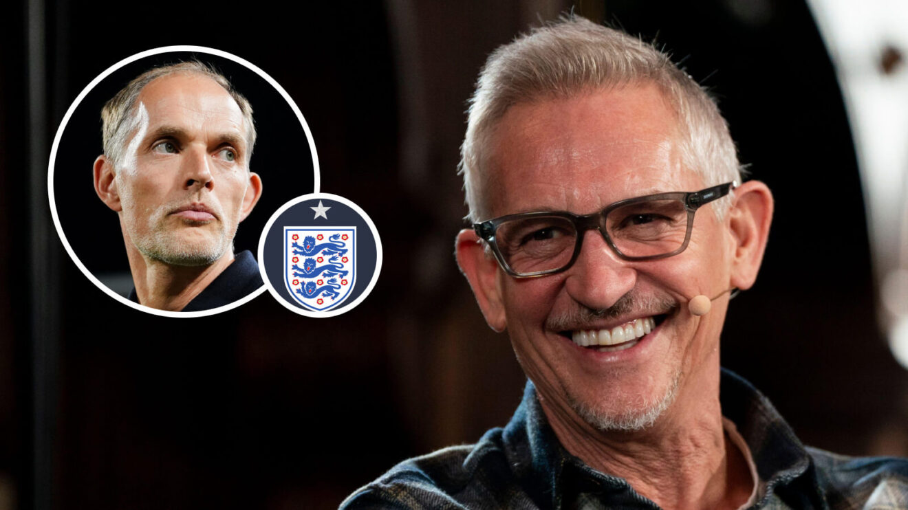 England boss Thomas Tuchel and Gary Lineker