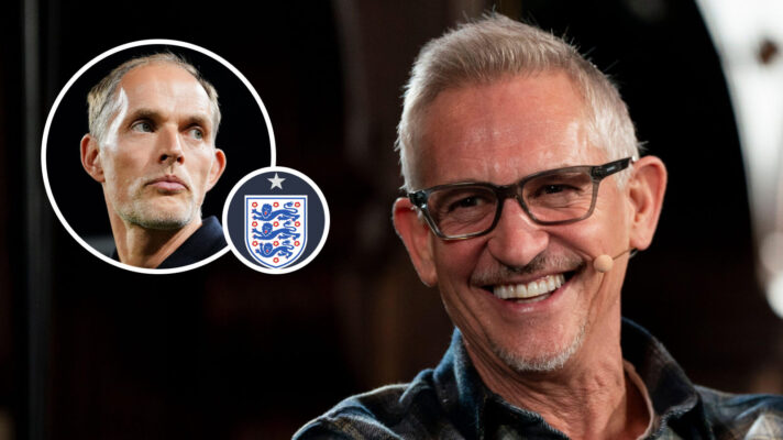 England boss Thomas Tuchel and Gary Lineker
