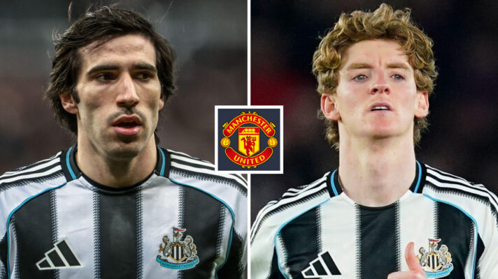 Man Utd transfer targets Sandro Tonali and Anthony Gordon