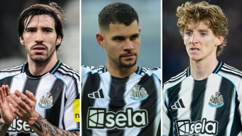 Tonali to Man Utd, Gordon to Liverpool as six Newcastle stars reassigned with PIF ‘open for business’