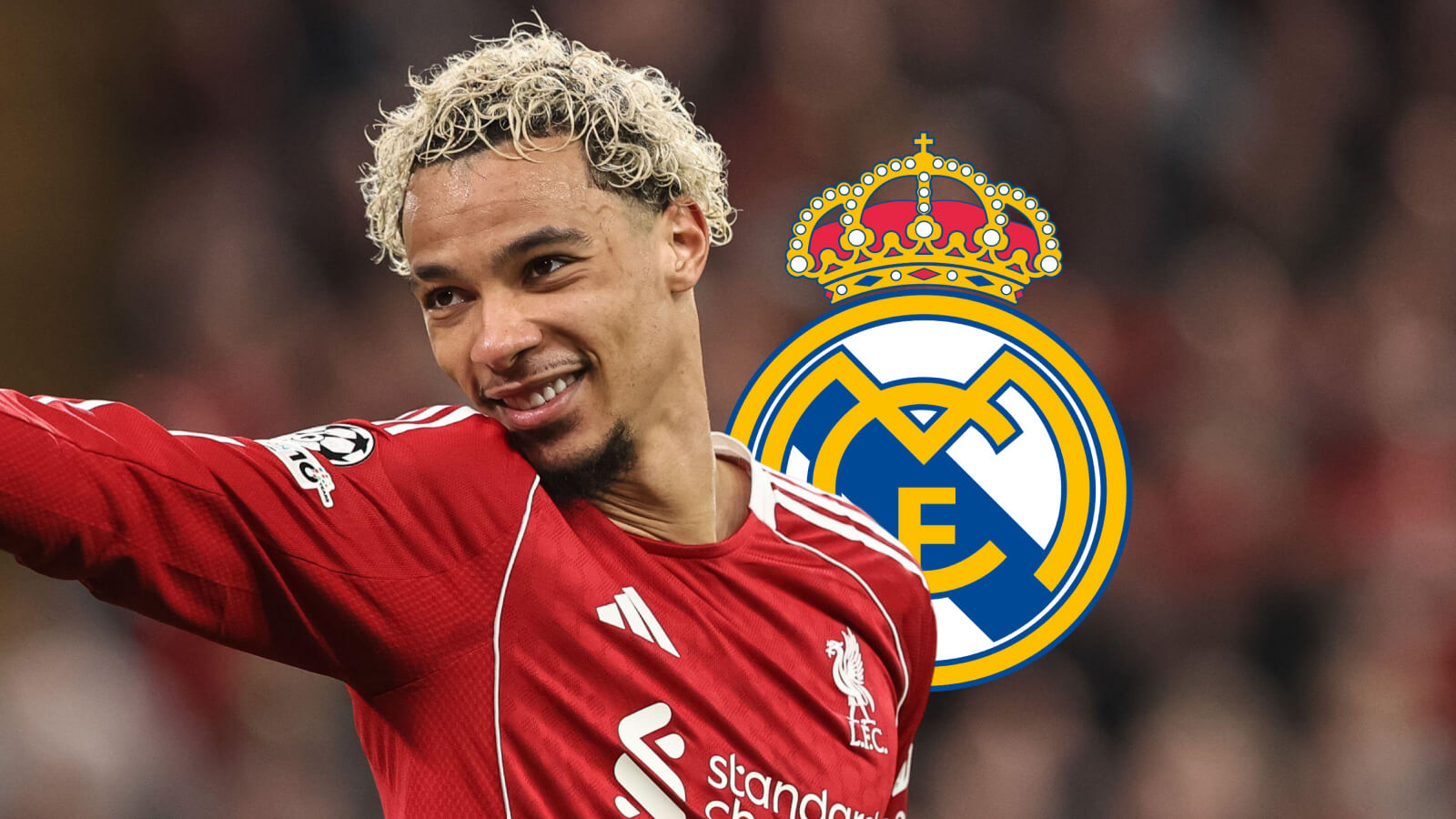 F365 Hugo Ekitike with Real Madrid badge 1