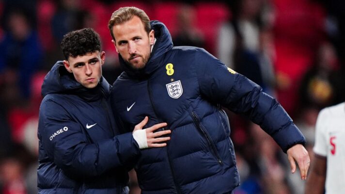 Harry Kane and Phil Foden