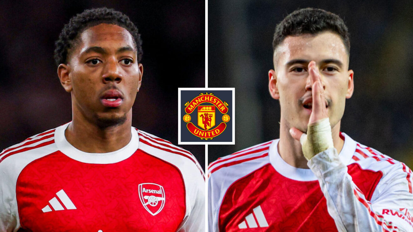 Arsenal duo Myles Lewis-Skelly and Gabriel Martinelli linked to Man Utd