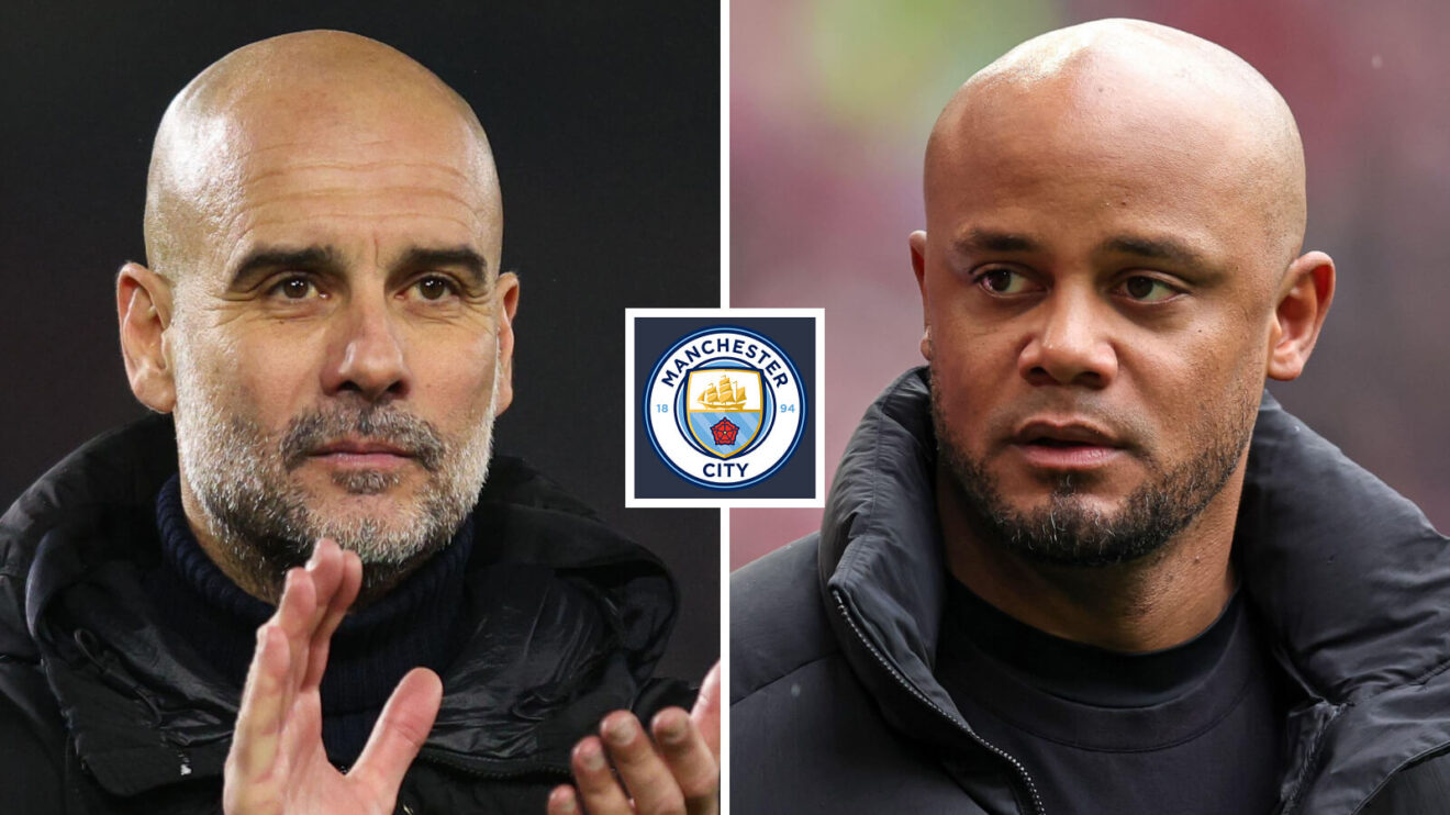 Individual Metropolis peak pooch Pep Guardiola and also Vincent Kompany