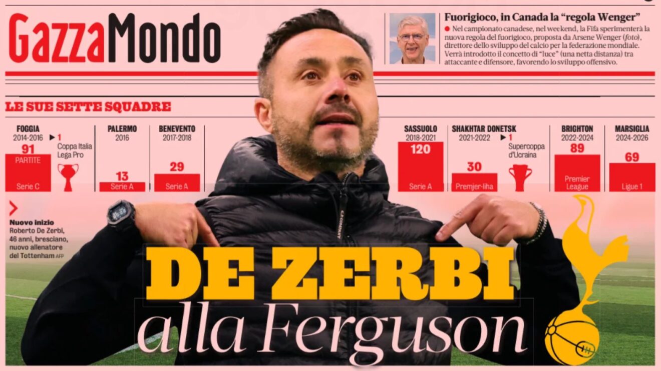 De Zerbi Tottenham Ferguson