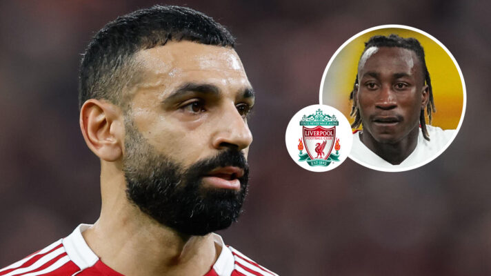 Liverpool winger Mohamed Salah, RB Leipzig winger Yan Diomande