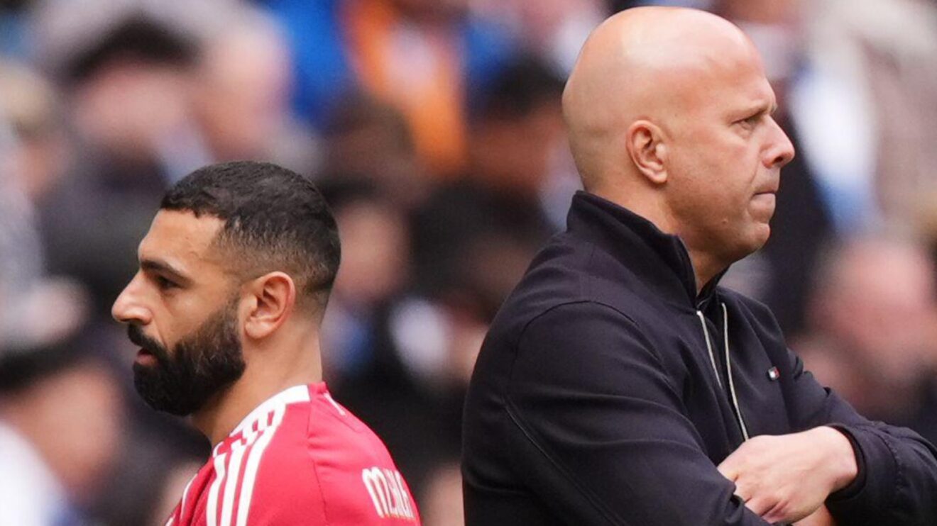 Liverpool ahead Mo Salah and also consultant Arne Connector