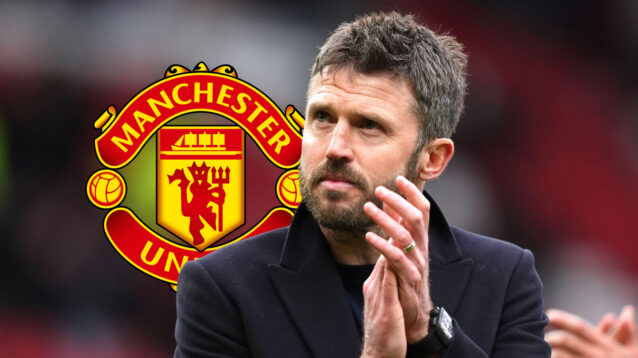 Man Utd head coach Michael Carrick