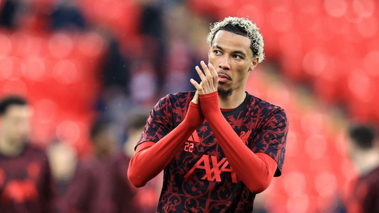 Liverpool demonstrator Hugo Ekitike