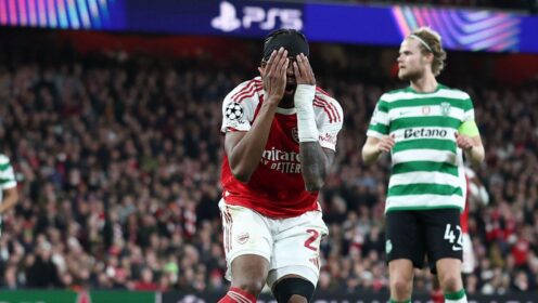 No fire, pure fear as Arsenal scrape into Champions League semi-final with fraught 0-0 draw