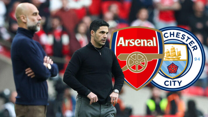 Guardiola Man City Arteta Arsenal