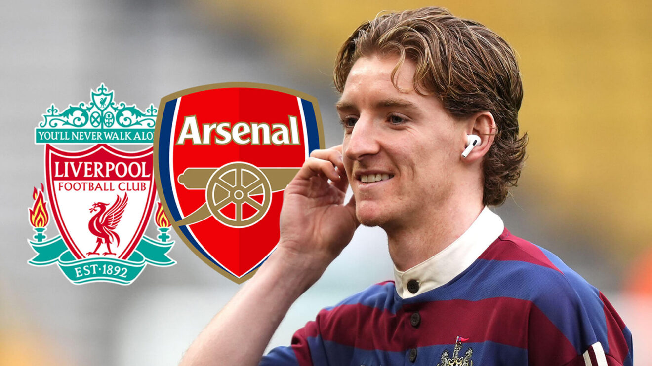 Arsenal and Liverpool transfer target Anthony Gordon