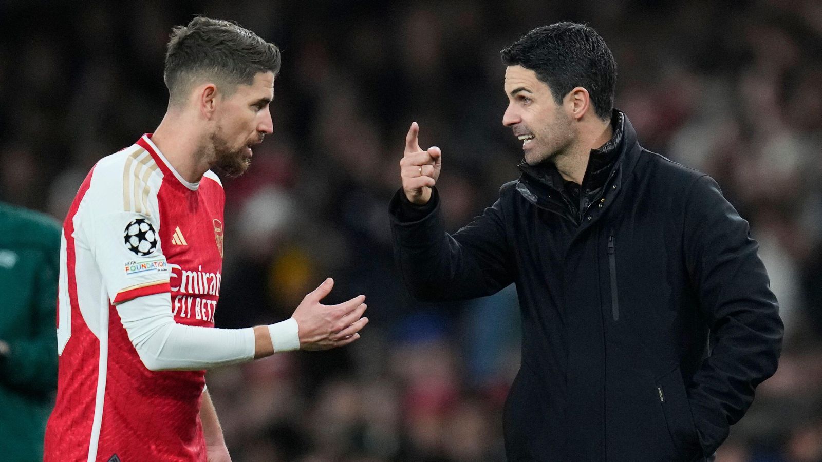 Jorginho Mikel Arteta Arsenal F365