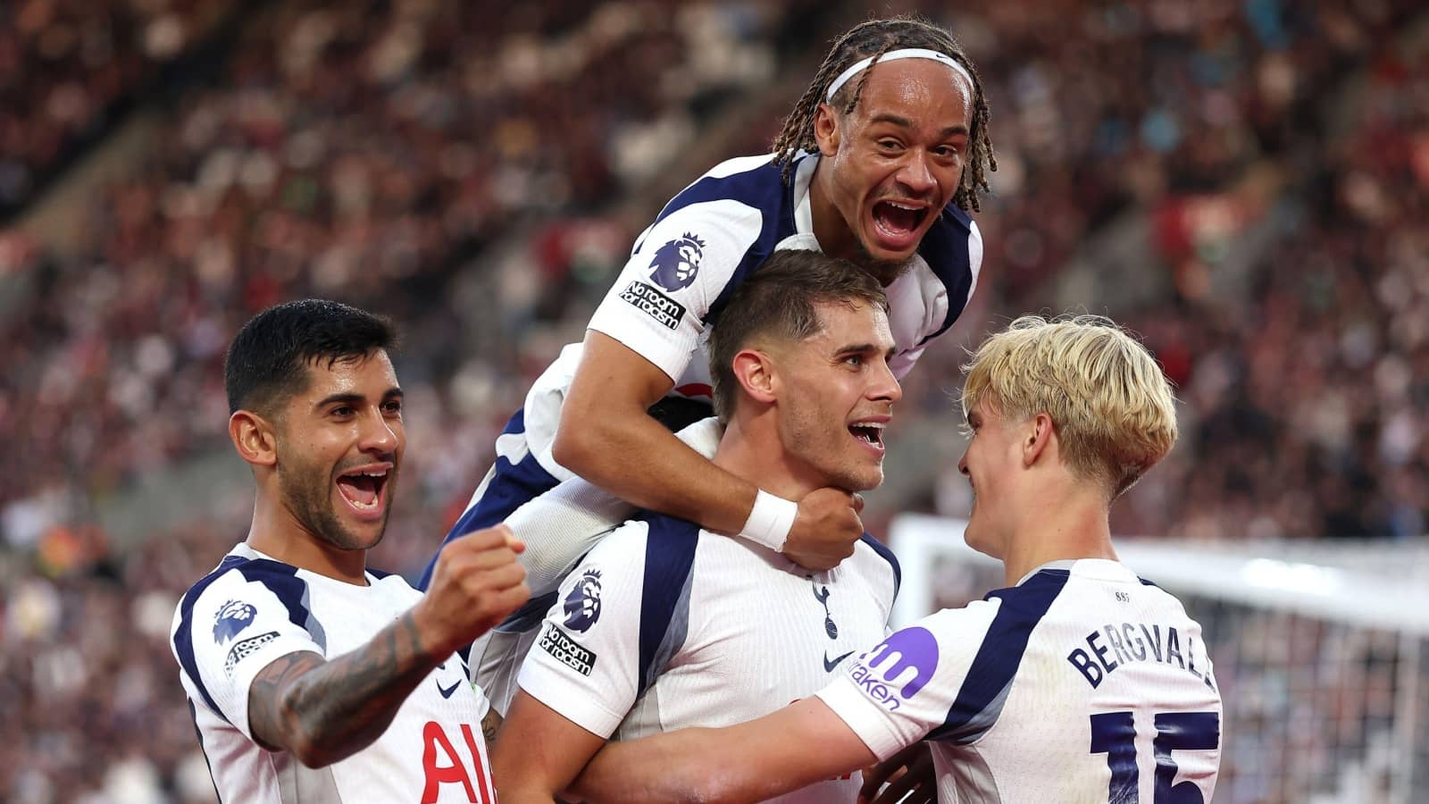 cristian romero micky van de ven xavi simons lucas bergvall tottenham