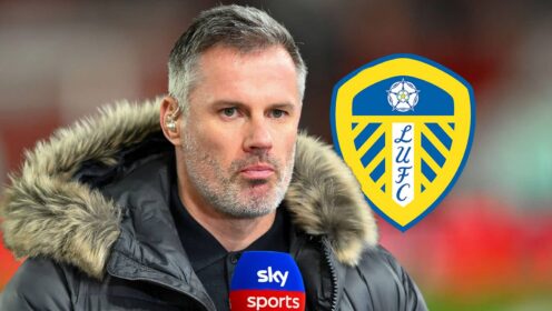 Jamie Carragher predicts incredible final Leeds points tally as Tottenham pressure ‘becomes too much’
