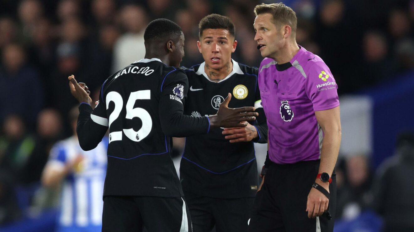 Moises Caicedo and also Enzo Fernandez