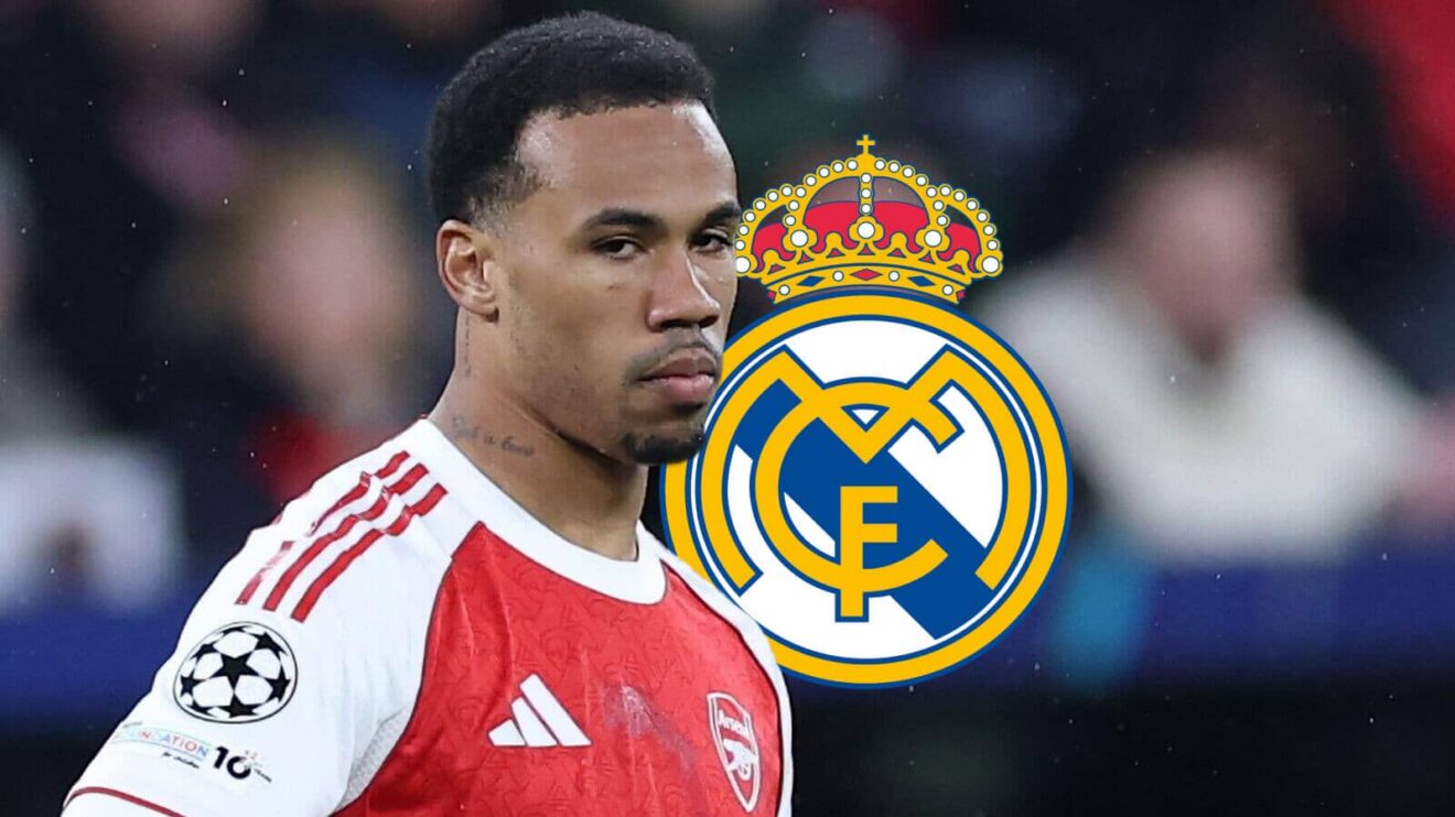 Tool kit protector Gabriel next to the Real Madrid badge - copyright F365