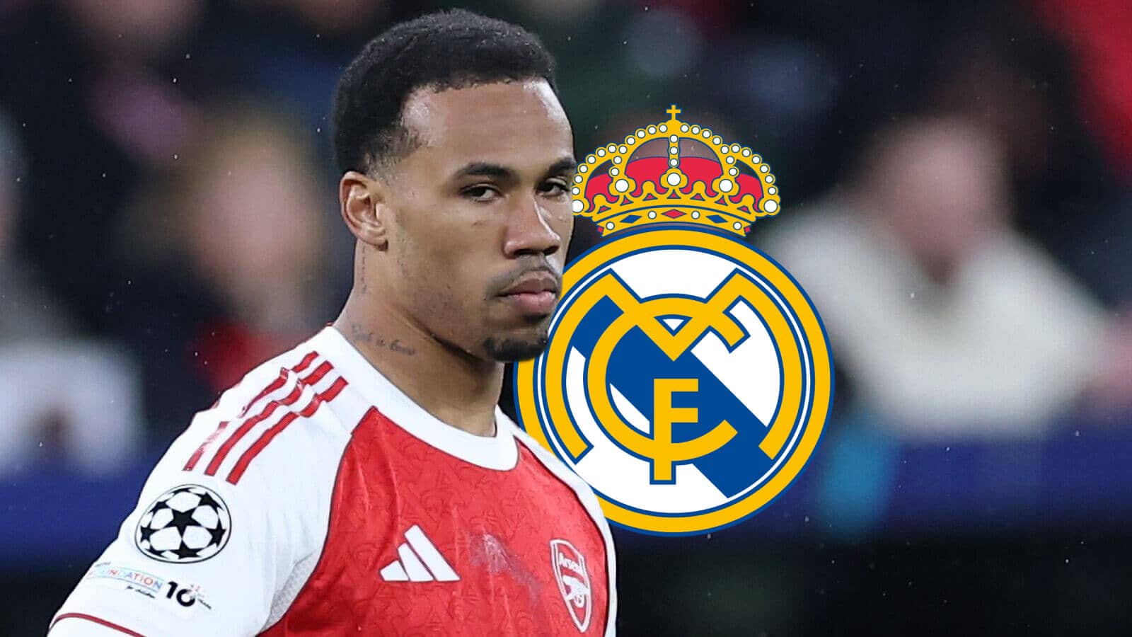 F365 Gabriel Magalhaes with Real Madrid badge 1 1