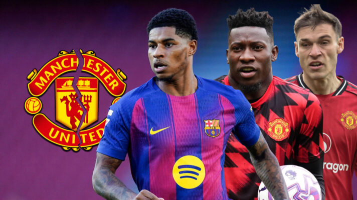 Man Utd trio Marcus Rashford, Andre Onana and Manuel Ugarte