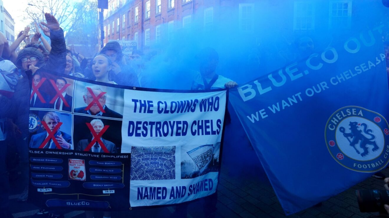 Chelsea fans want BlueCo out