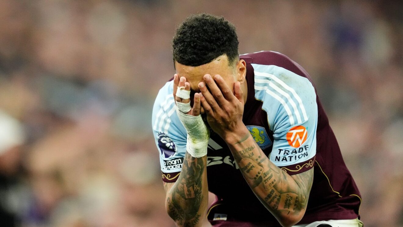 Aston Villa forward Morgan Rogers