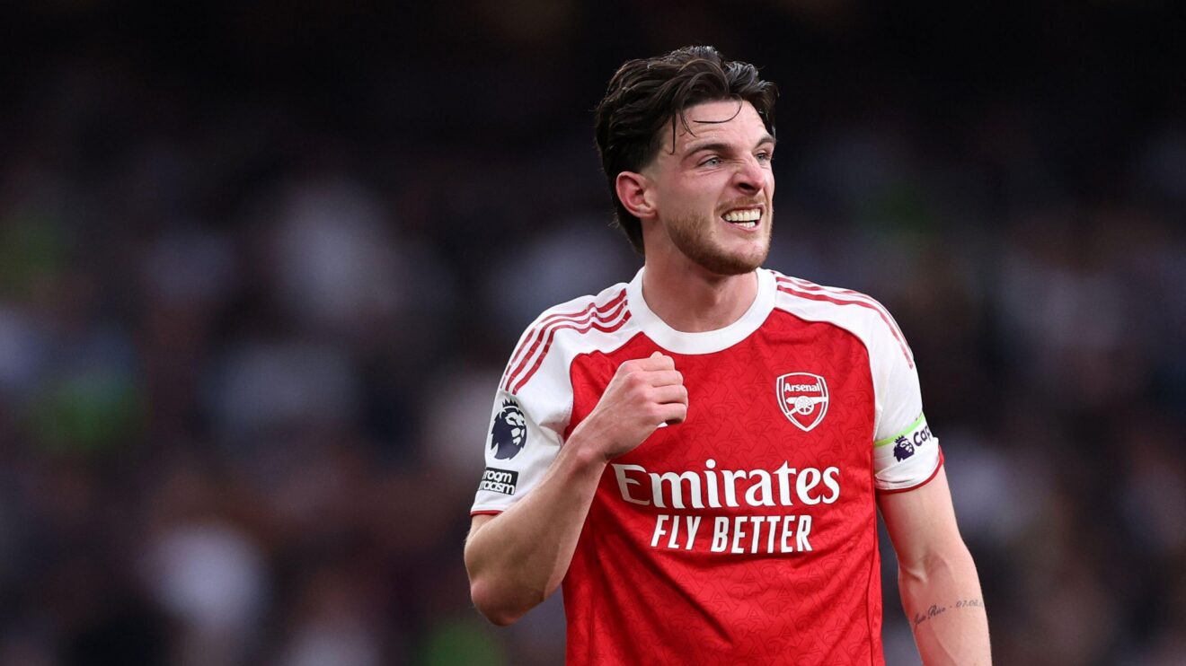 Declan Rice sweating again