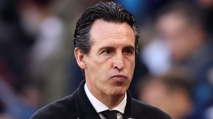 Aston Villa manager Unai Emery