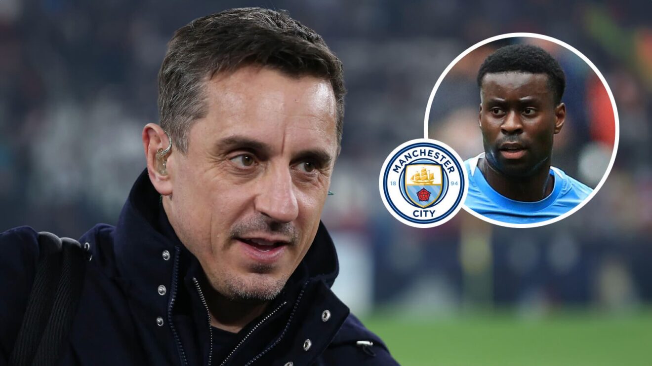 Gary Neville and Marc Guehi.