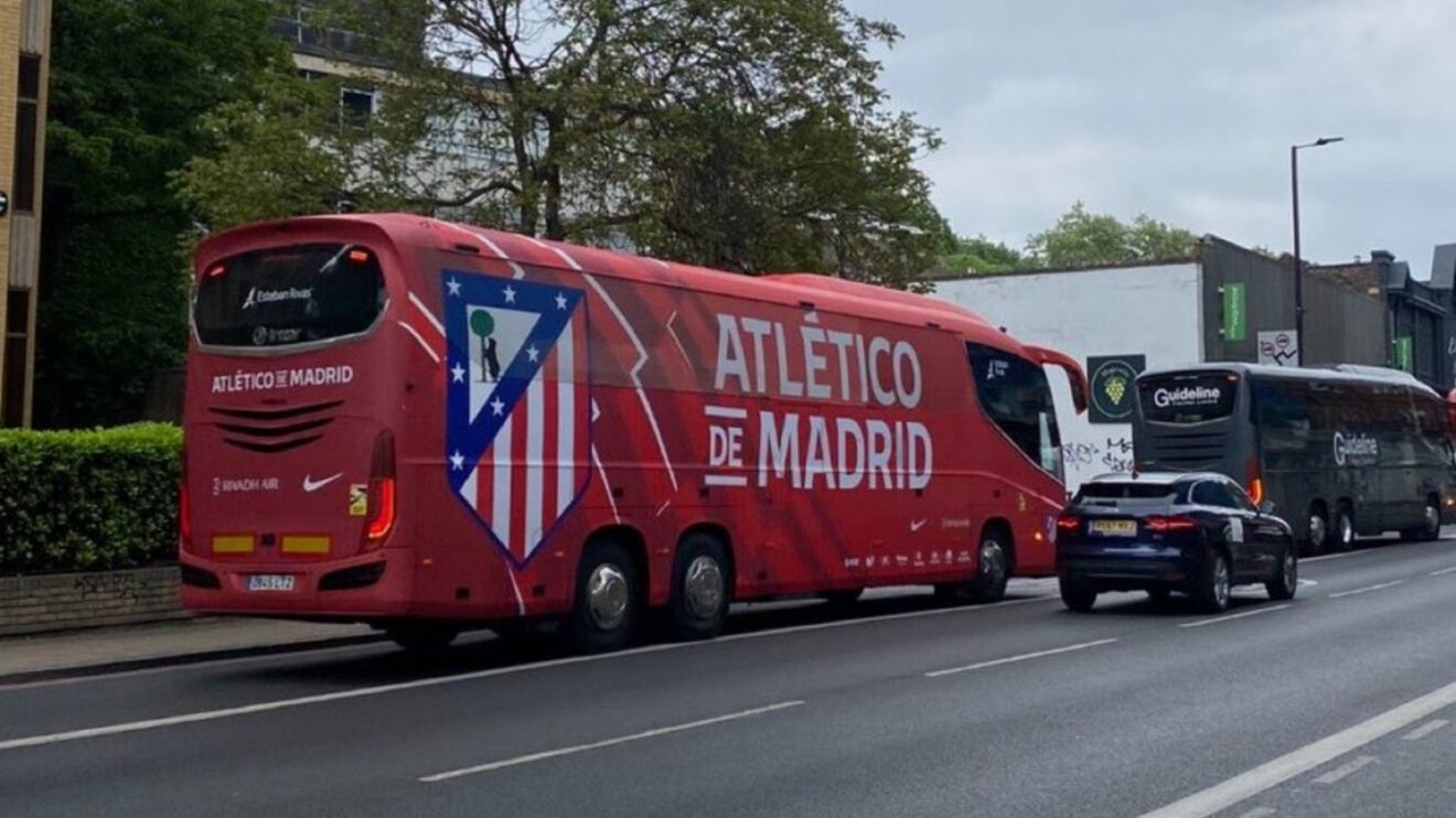 Atletico Madrid bus