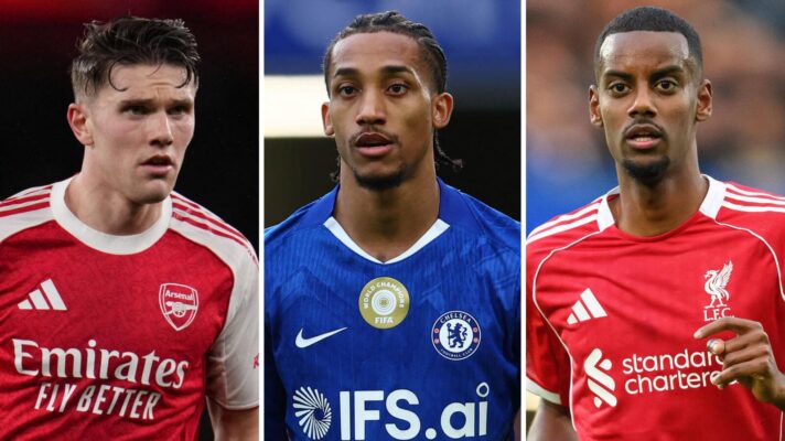 Viktor Gyokeres, Joao Pedro and Alexander Isak.