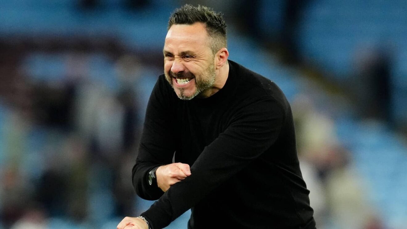 Current Tottenham boss Roberto De Zerbi