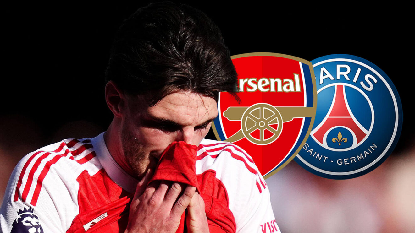 Declan Rice PSG Arsenal