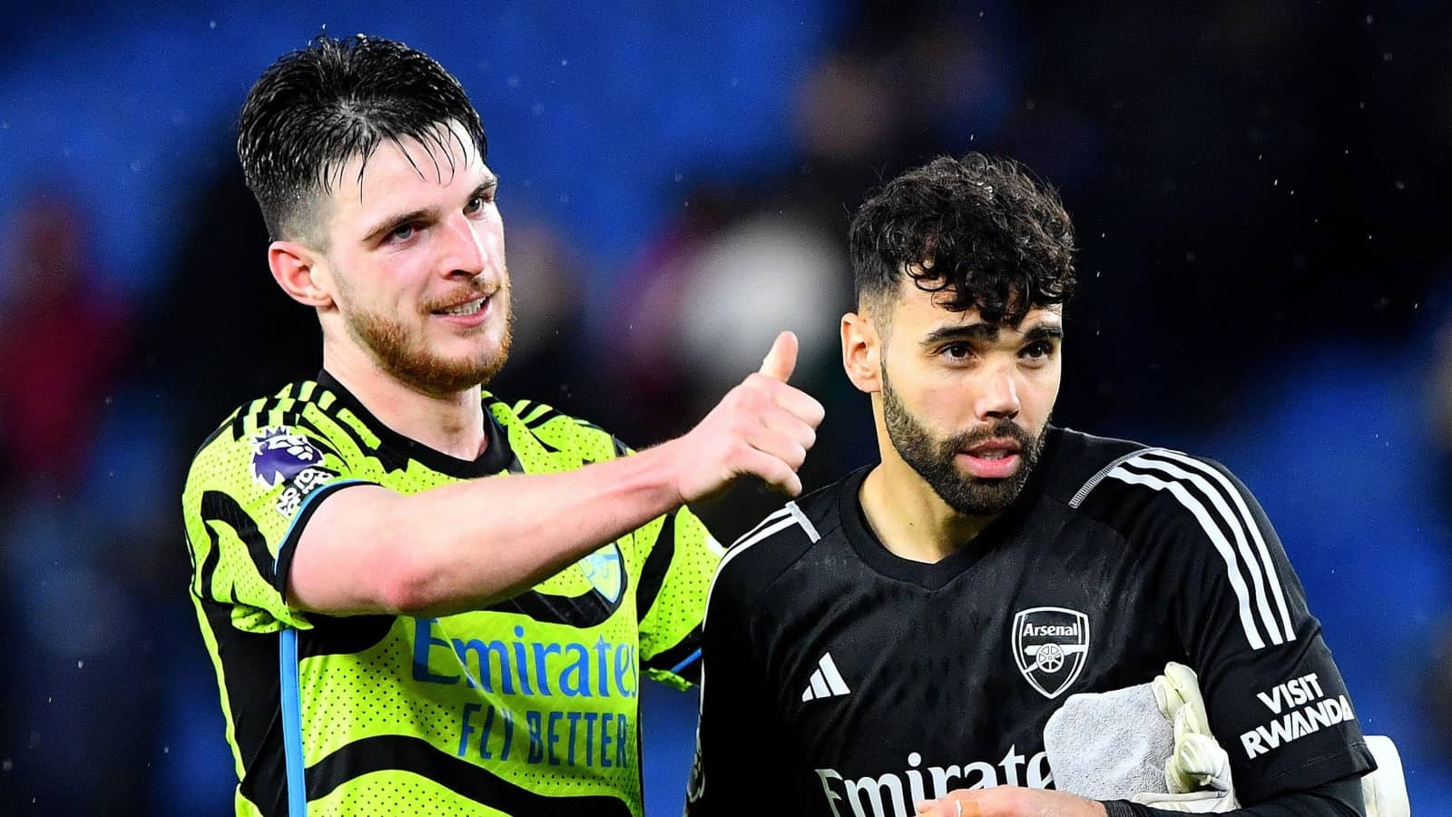 declan rice david raya arsenal