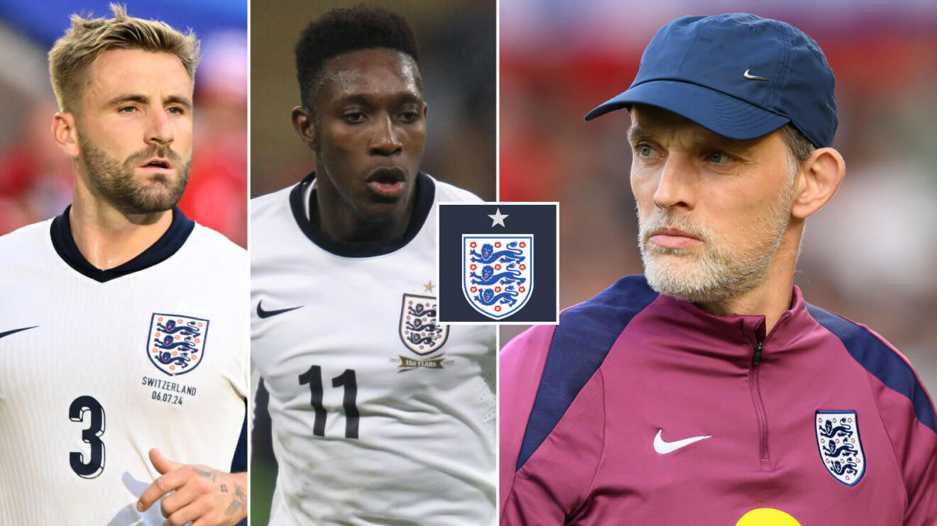 Danny Welbeck, Luke Shaw and Thomas Tuchel