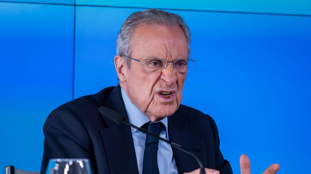 Real Madrid president Florentino Perez