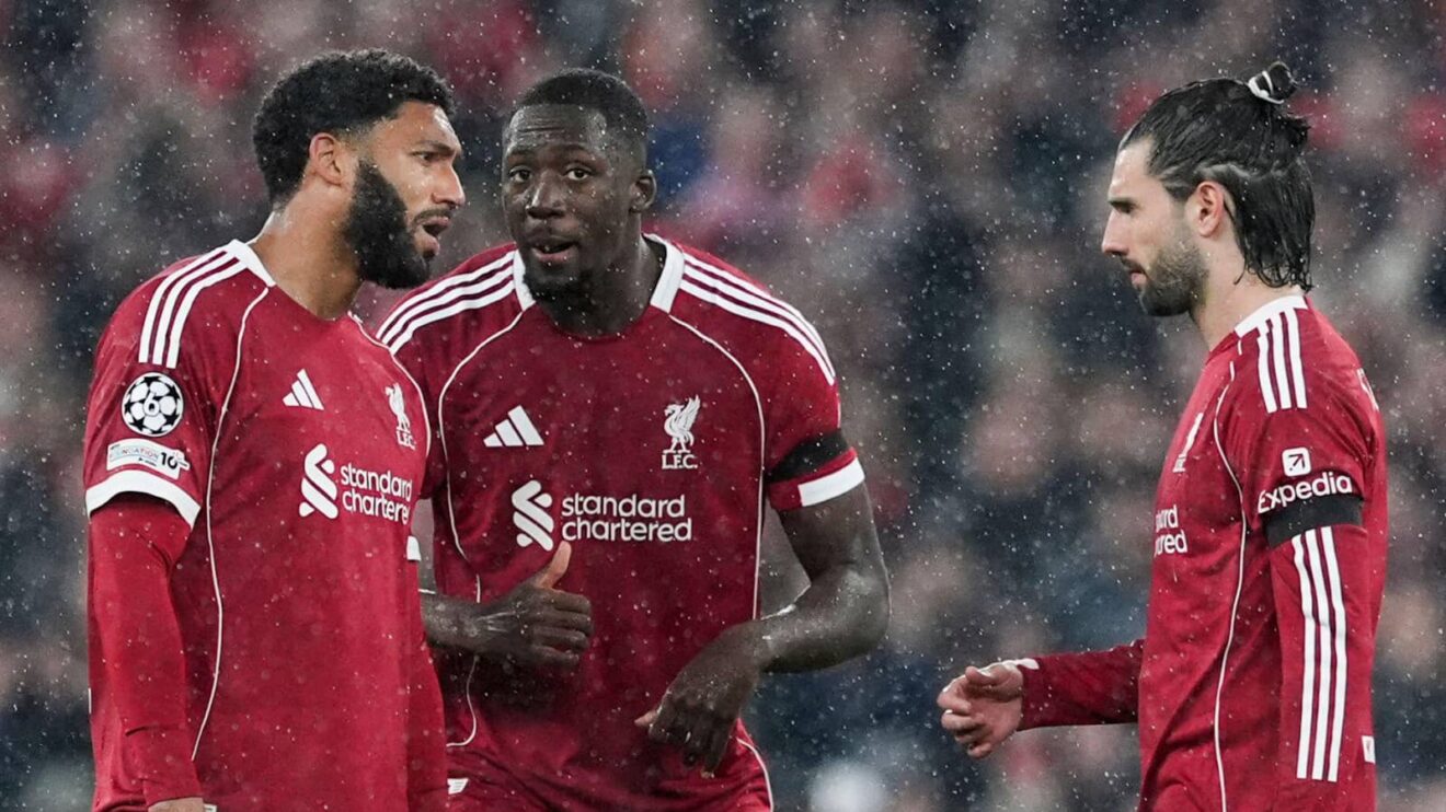 Liverpool stars Joe Gomez, Ibrahima Konate and Dominik Szoboszlai