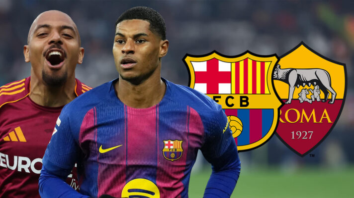 Malen Rashford Roma Barcelona