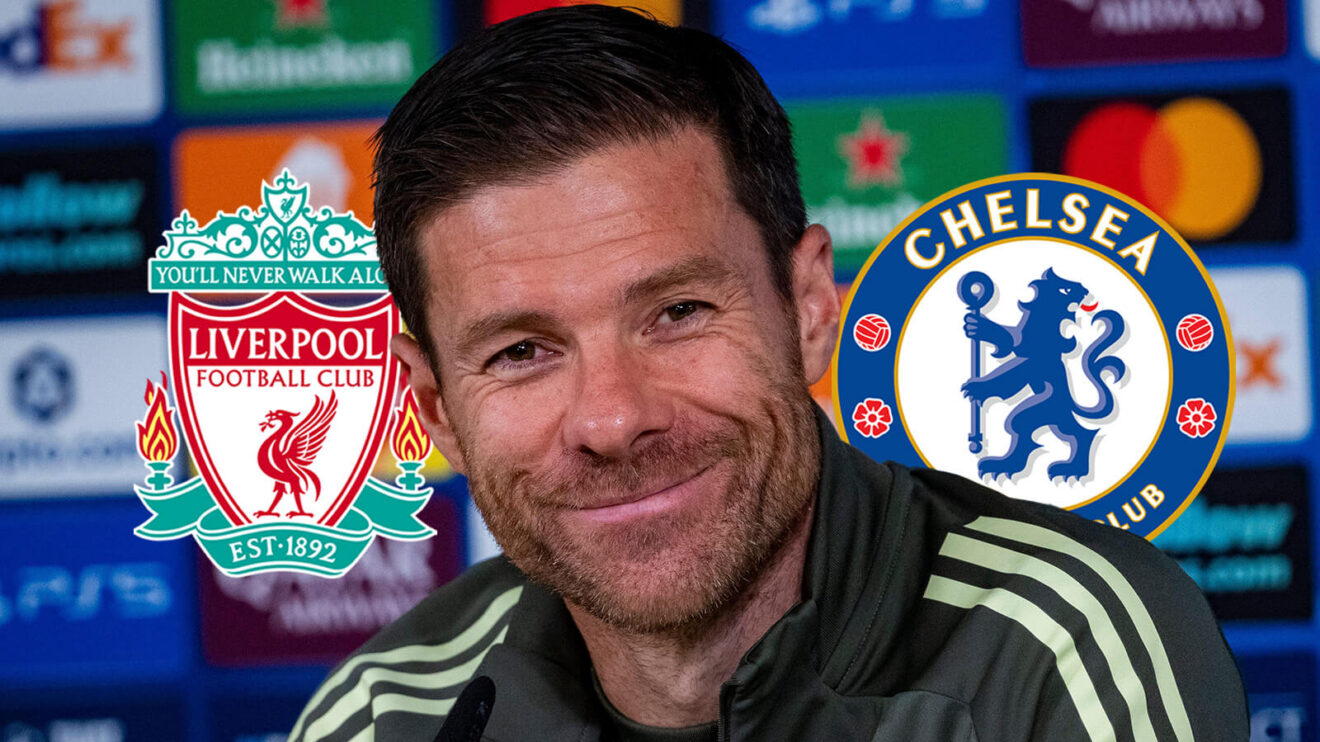 Liverpool badge, Xabi Alonso, Chelsea badge - copyright F365