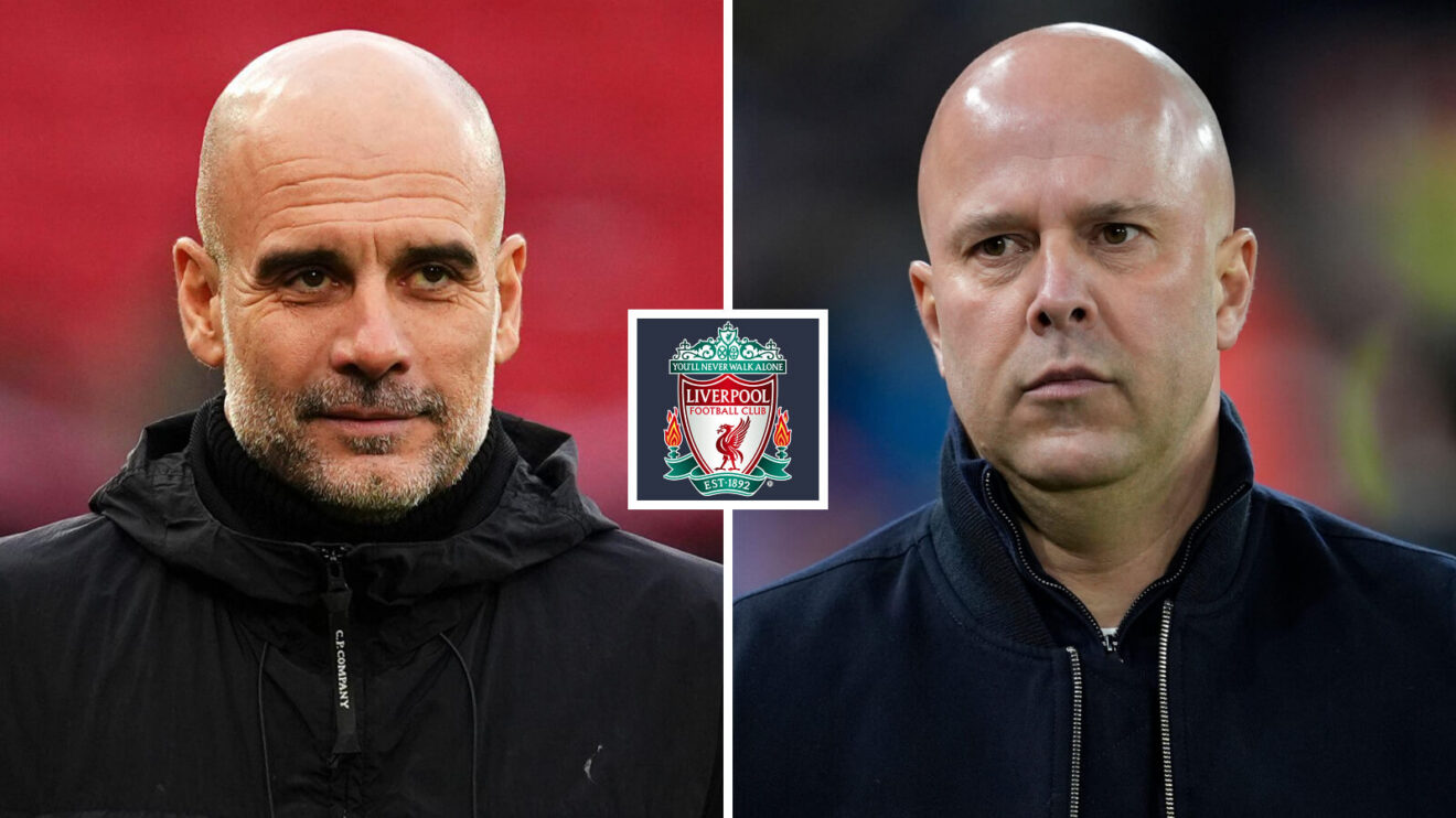 pep guardiola arne slot liverpool