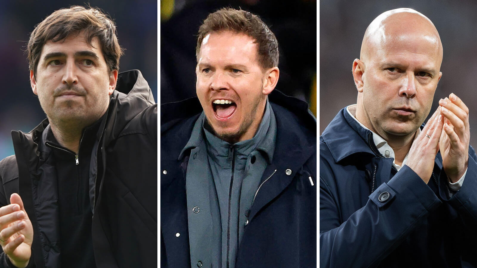 andoni iraola julian nagelsmann arne slot liverpool