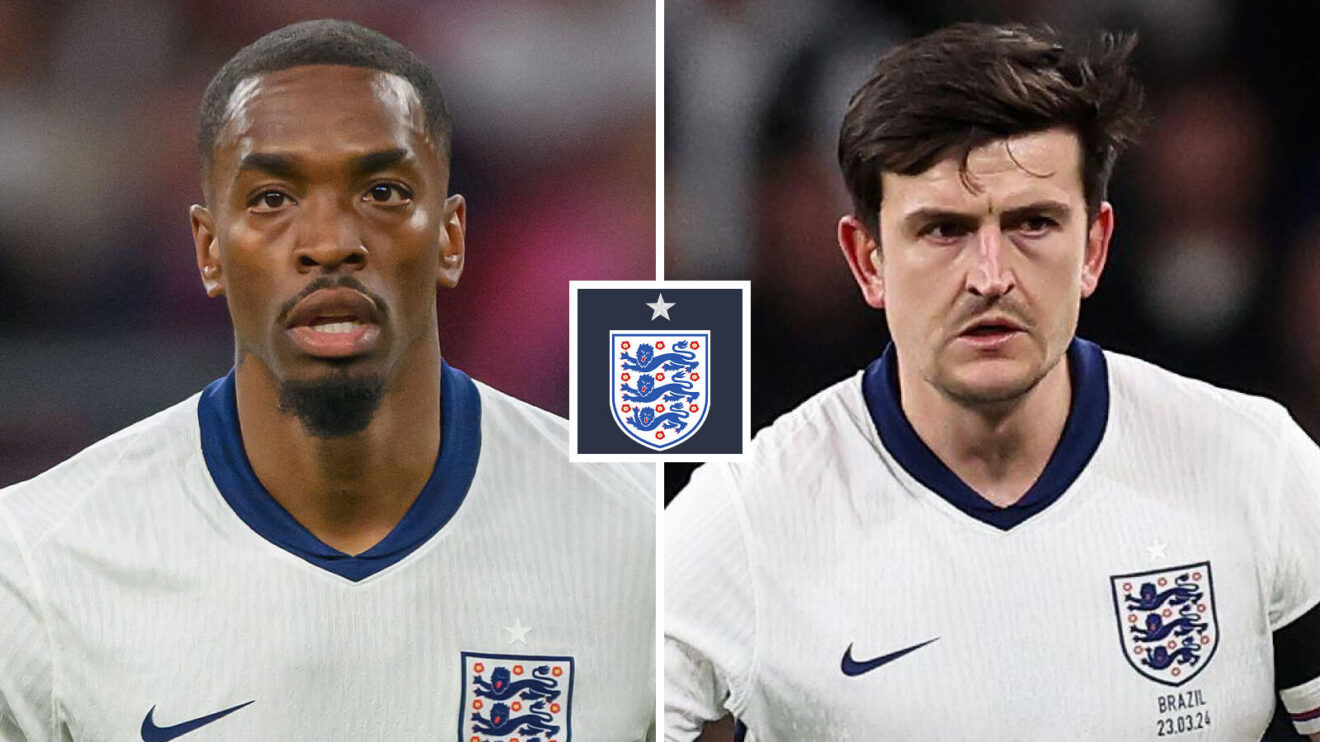 England duo Ivan Toney and Harry Maguire