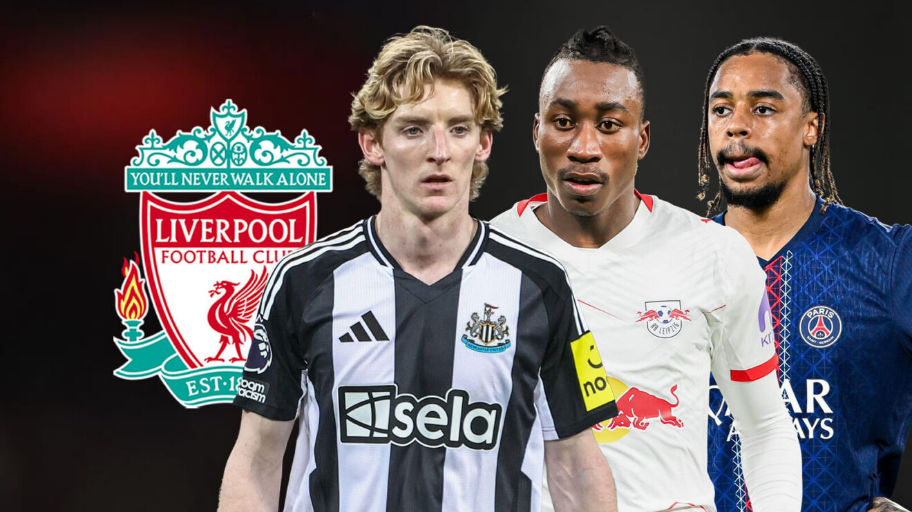 Liverpool transfer targets Anthony Gordon, Yan Diomande and Bradley Barcola