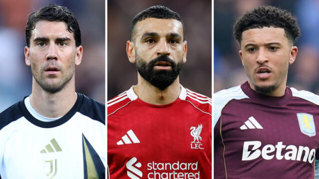 Vlahovic, Salah and Sancho.