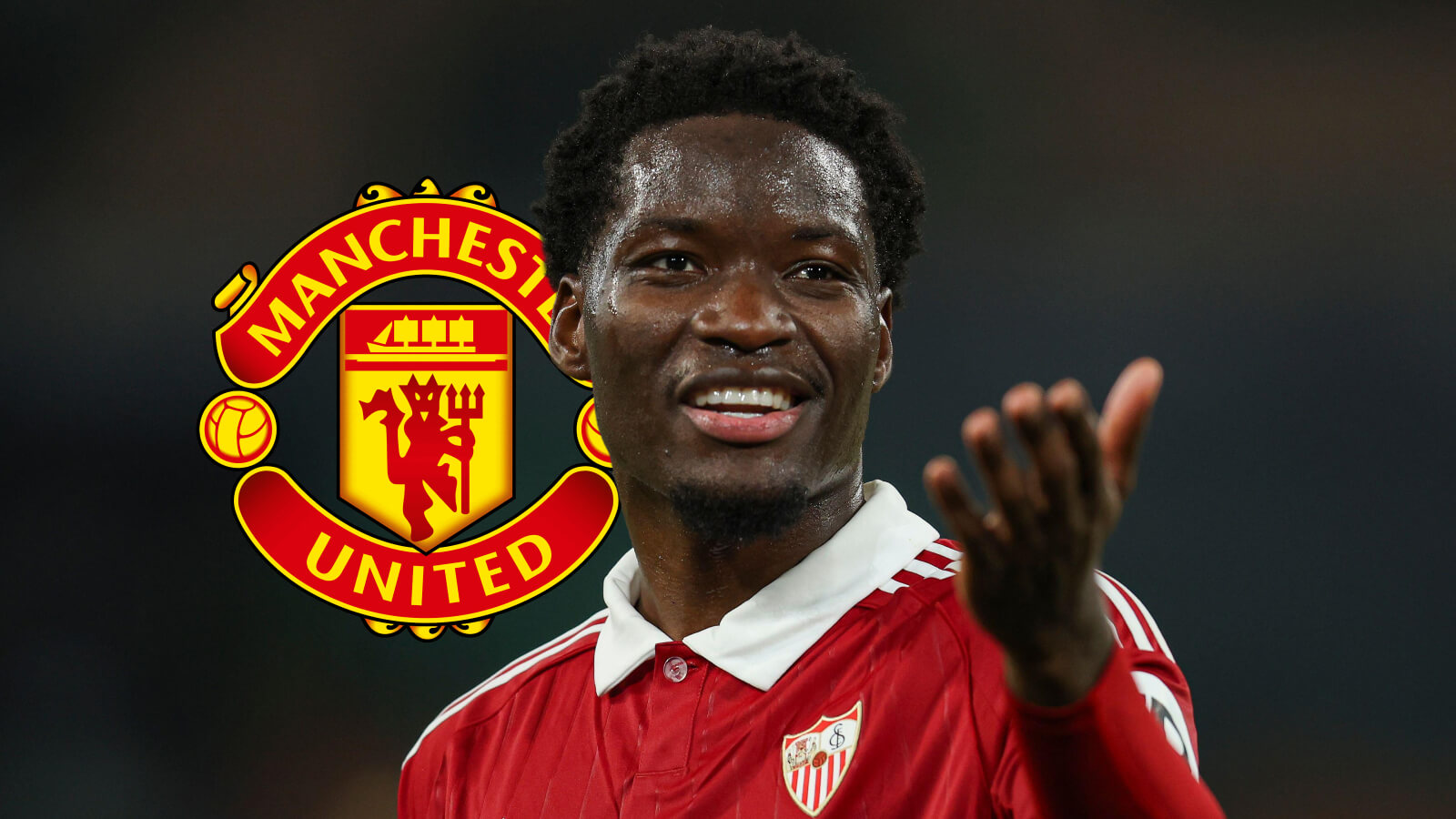 F365 Lucien Agoume with Man utd badge 1
