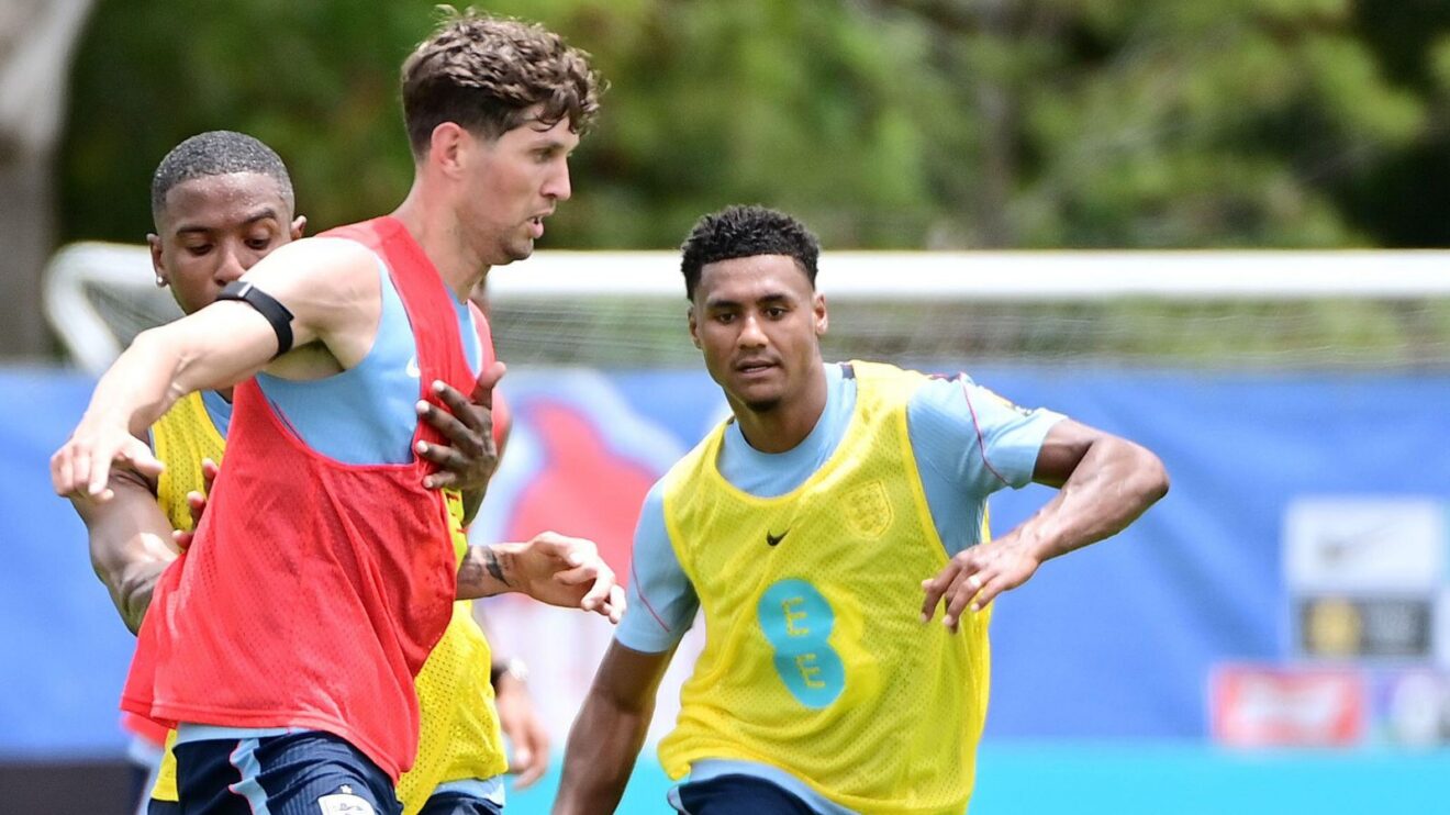 England pair John Stones and Ollie Watkins