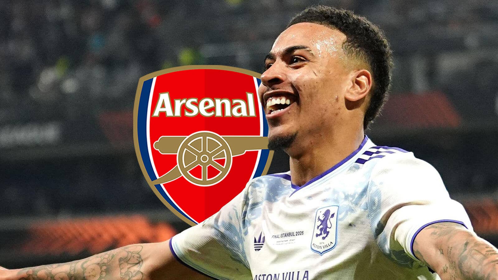 F365 One Badge Morgan Rogers Arsenal 2