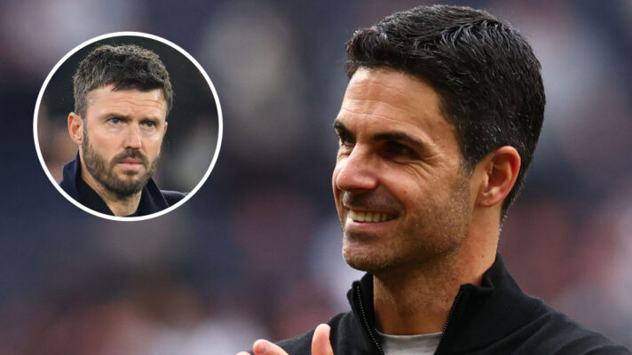 Arsenal manager Mikel Arteta, Man Utd manager Michael Carrick